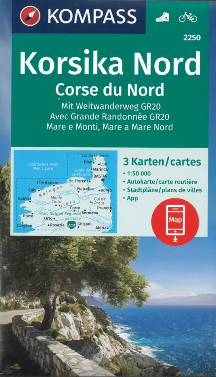 Korsika Nord: Mit Weitwanderweg GR20 af Mair-Dumont/Kompass