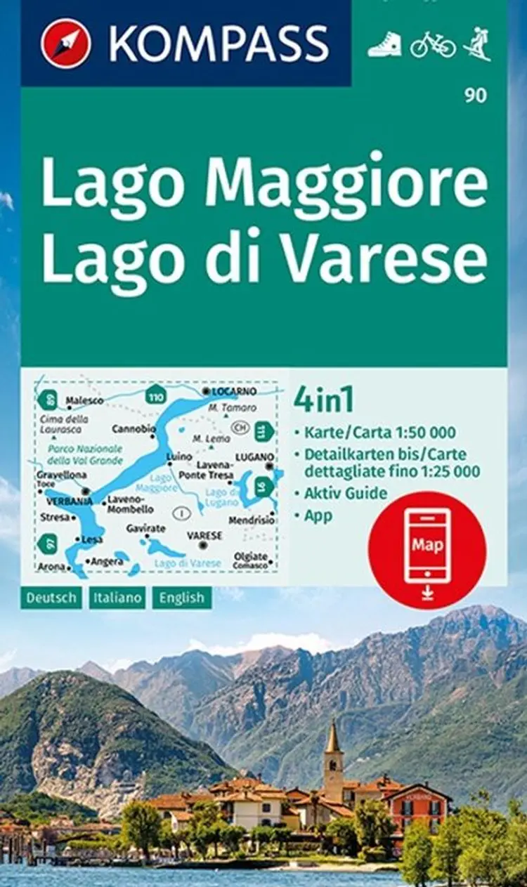 Lago Maggiore, Lago di Varese af Mair-Dumont/Kompass