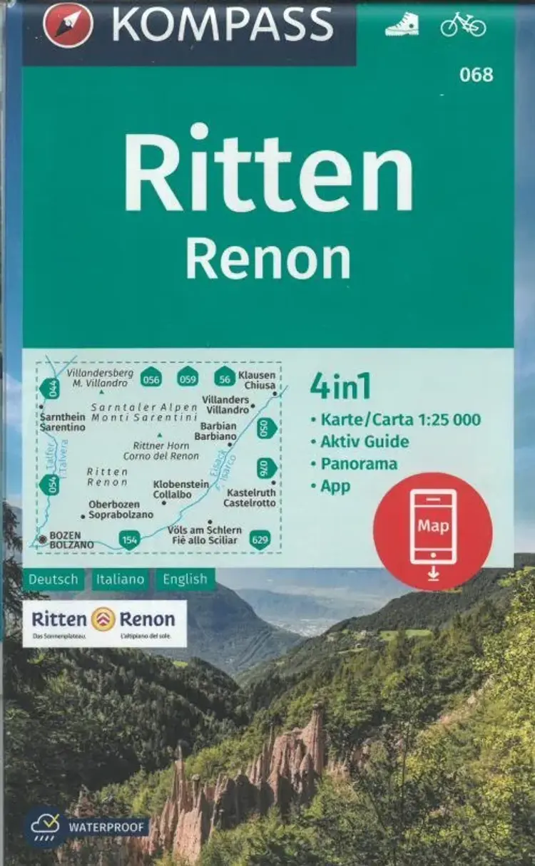 Ritten - Renon af Mair-Dumont/Kompass