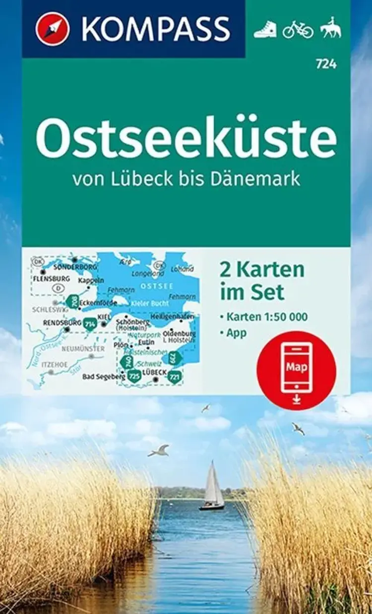Ostseeküste von Lübeck bis Dänemark af Mair-Dumont/Kompass