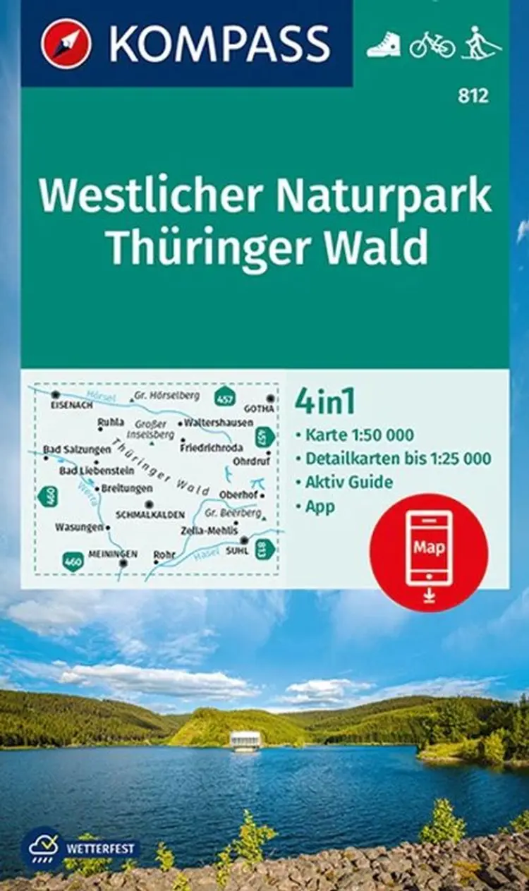 Westlicher Naturpark Thüringer Wald af Mair-Dumont
