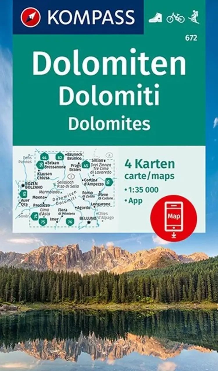 Dolomiten - Dolomites af Kompass