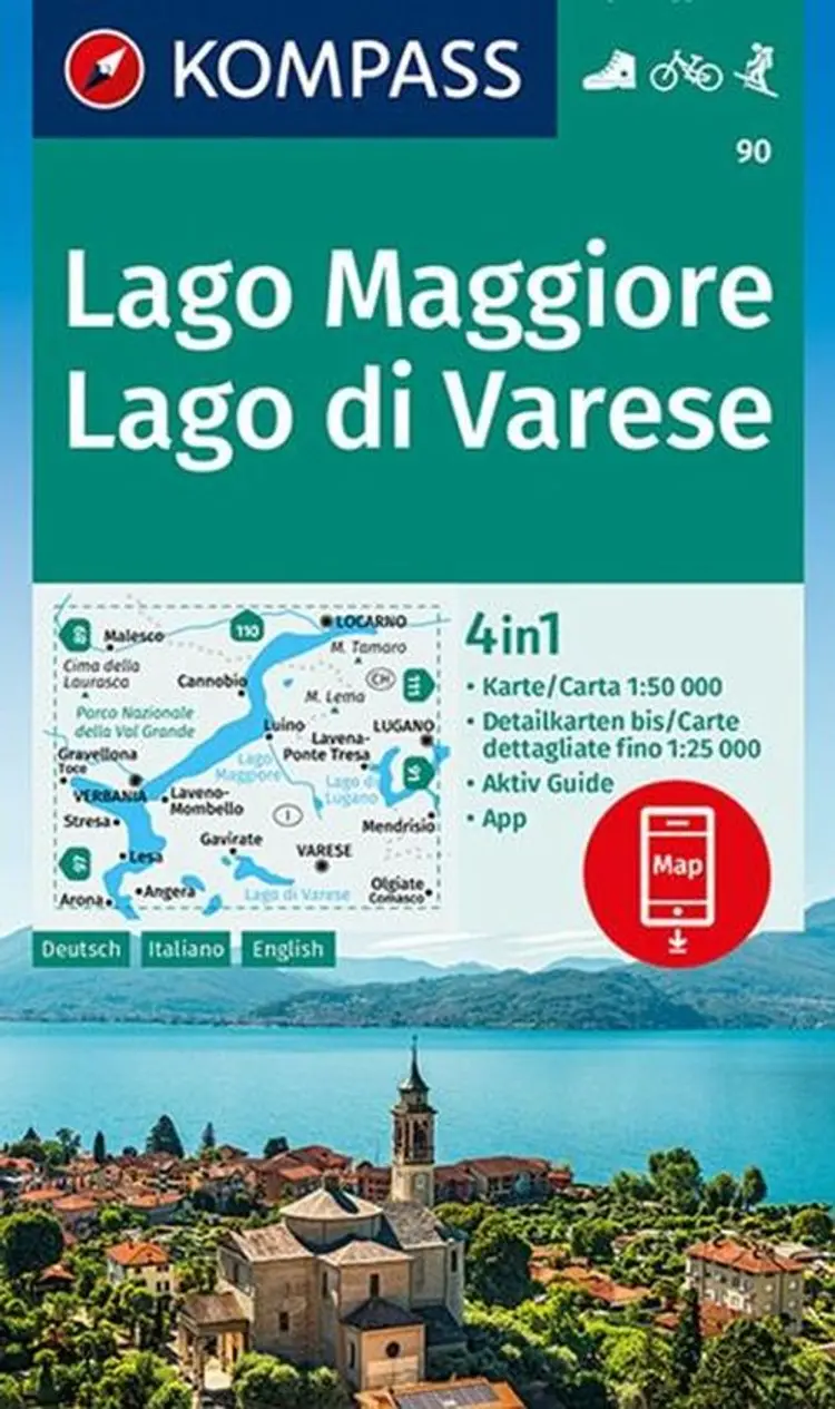 Lago Maggiore, Lago di Varese af Mair-Dumont