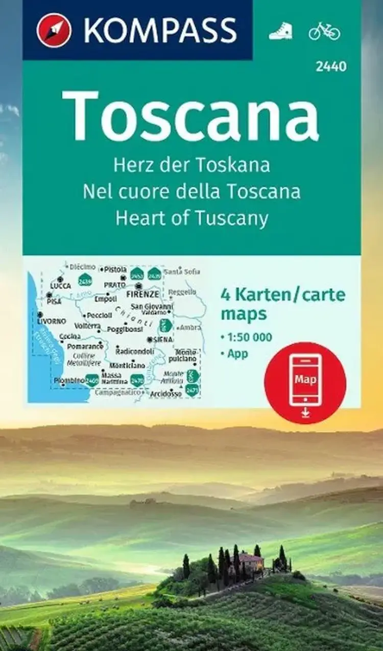 Toscana: Heart of Tuscany af Mair-Dumont/Kompass