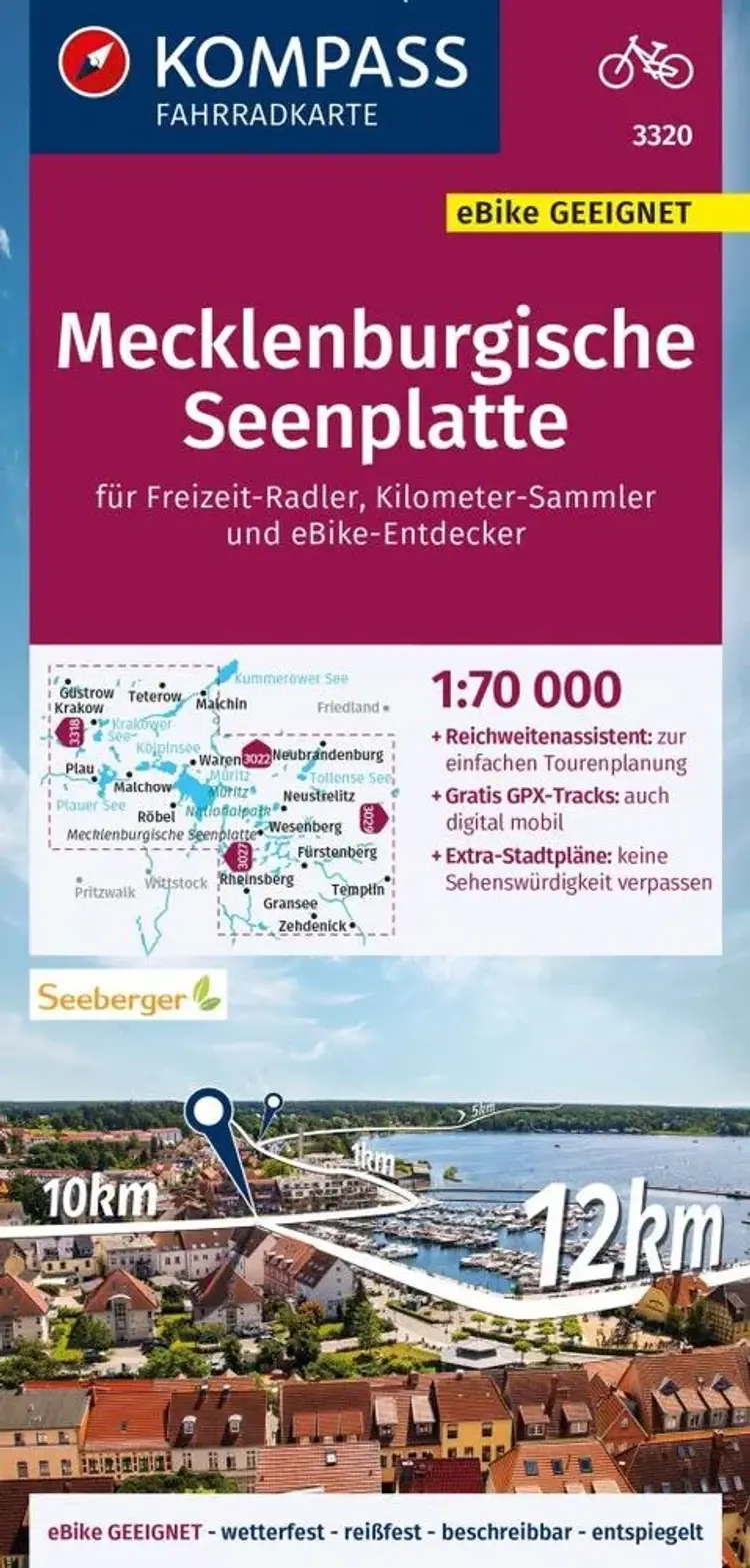 Mecklenburgische Seenplatte af Mair-Dumont/Kompass