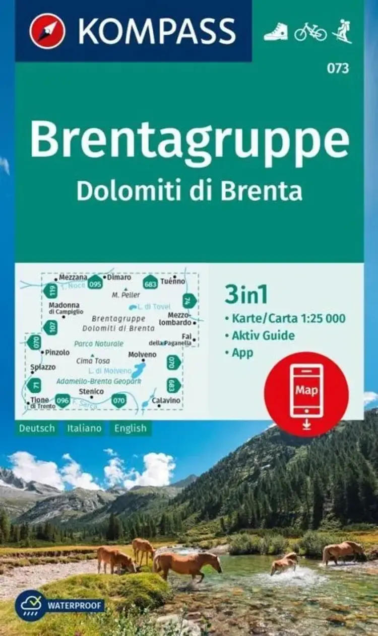 Dolomiti di Brenta af Mair-Dumont/Kompass