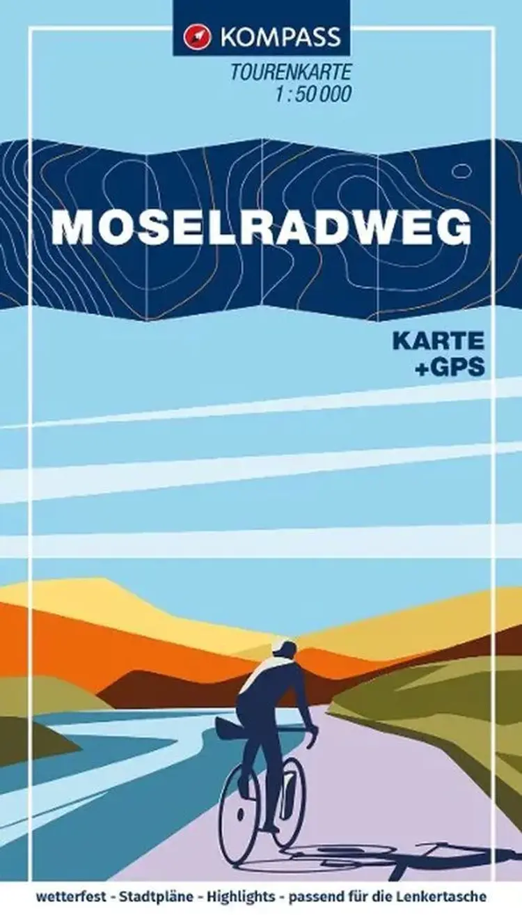 Moselradweg af Mair-Dumont/Kompass