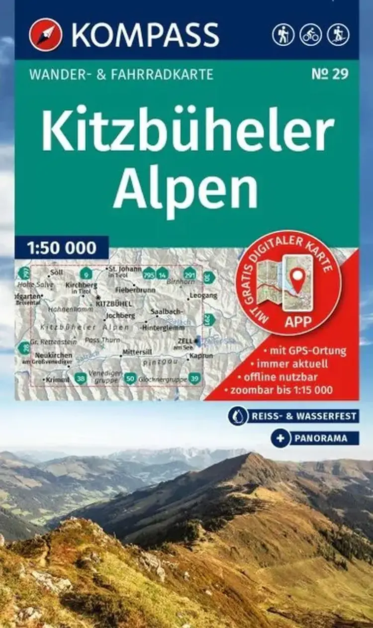 Kitzbüheler Alpen af Mair-Dumont/Kompass