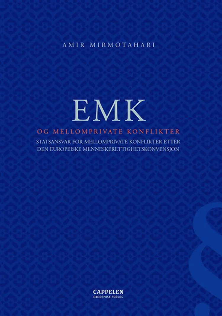 EMK og mellomprivate konflikter : Statsansvar for mellomprivate konflikter etter Den europeiske menneskerettighetskonven af Amir Mirmotahari