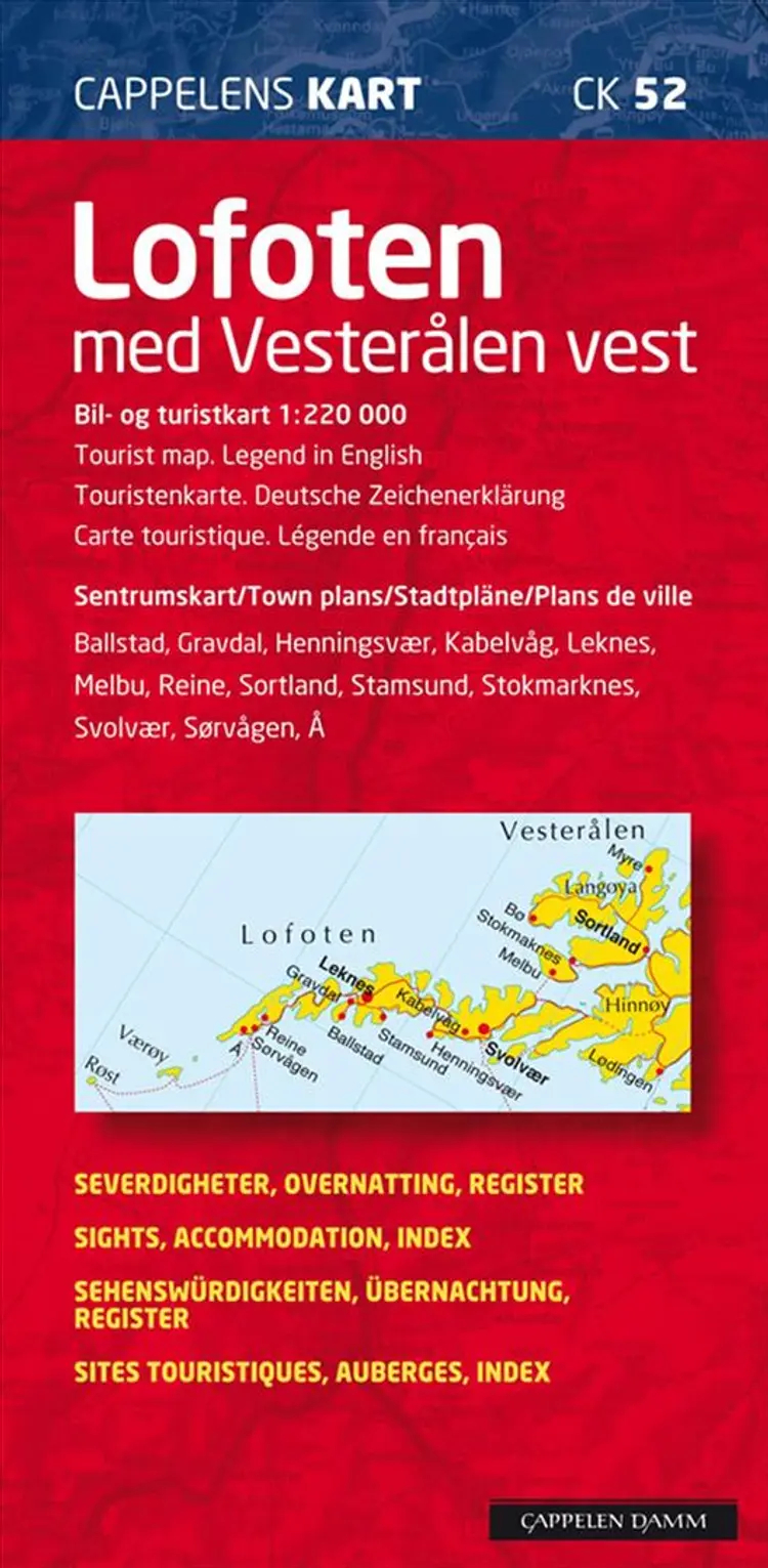 Lofoten med Vesterålen vest