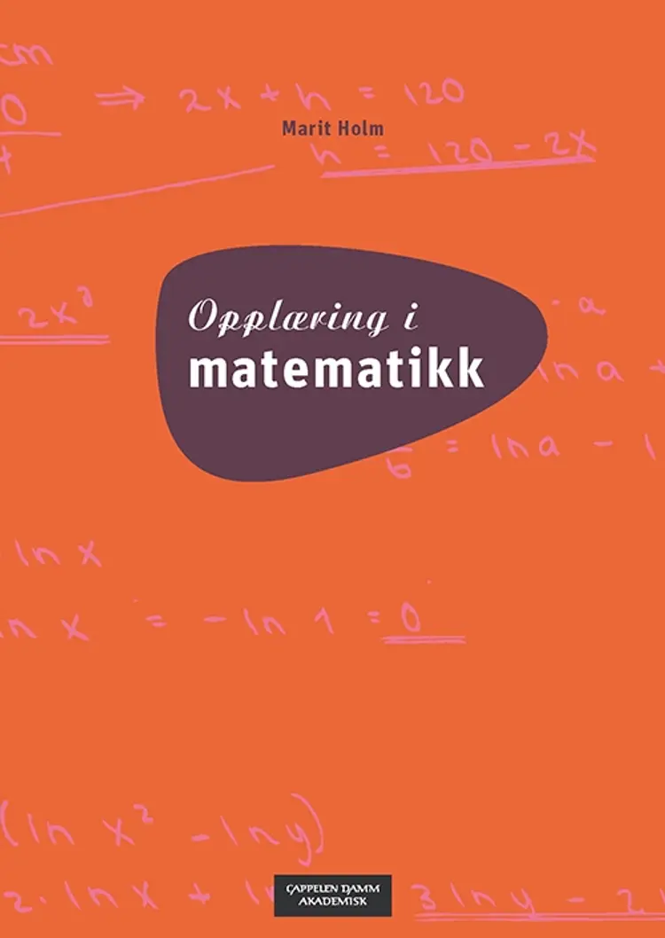 Opplæring i matematikk af Marit Holm
