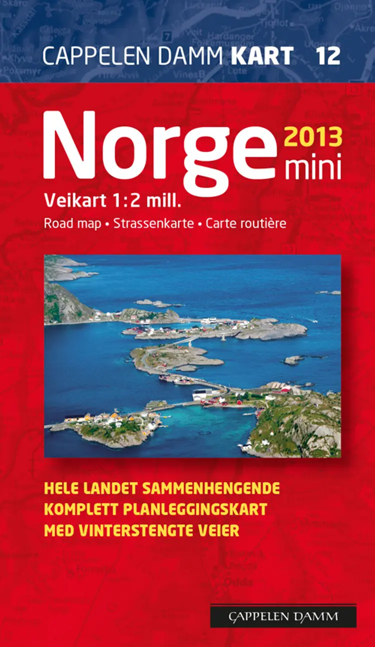 Norge mini 2013 : veikart af Cappelen Damm