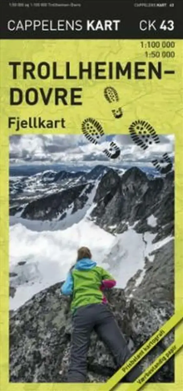 Trollheimen-Dovre : fjellkart af Cappelen Damm