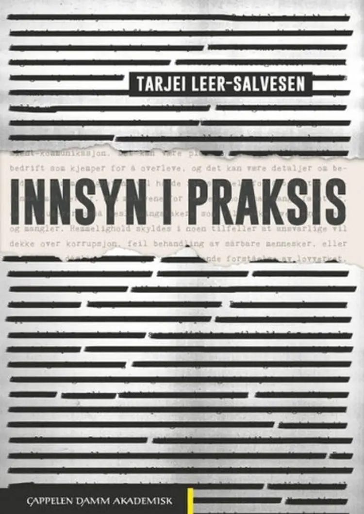 Innsyn i praksis - Tarjei Leer-Salvesen af Tarjei Leer-Salvesen
