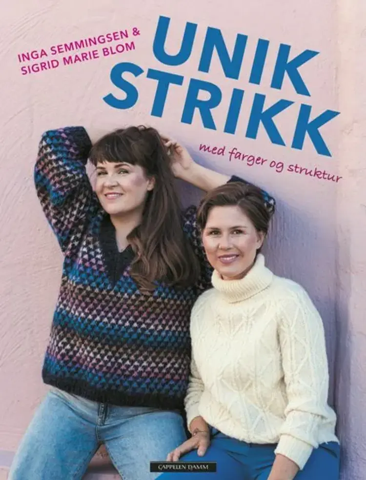 Unik strikk med farger og struktur af Inga Semmingsen