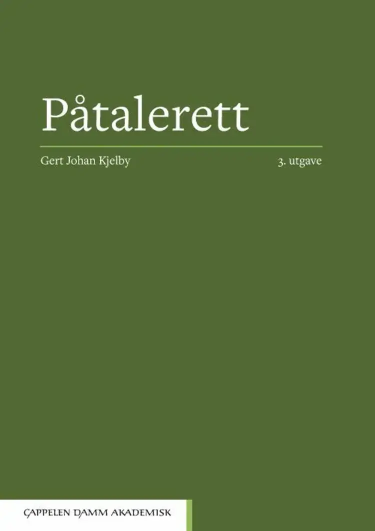 Påtalerett af Gert Johan Kjelby