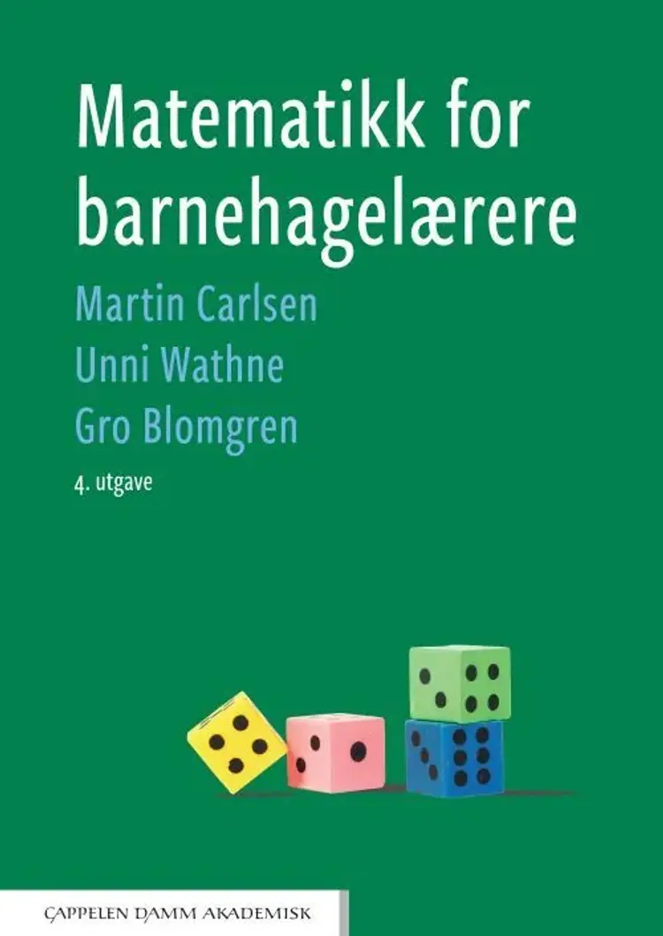 Matematikk for barnehagelærere af Martin Carlsen
