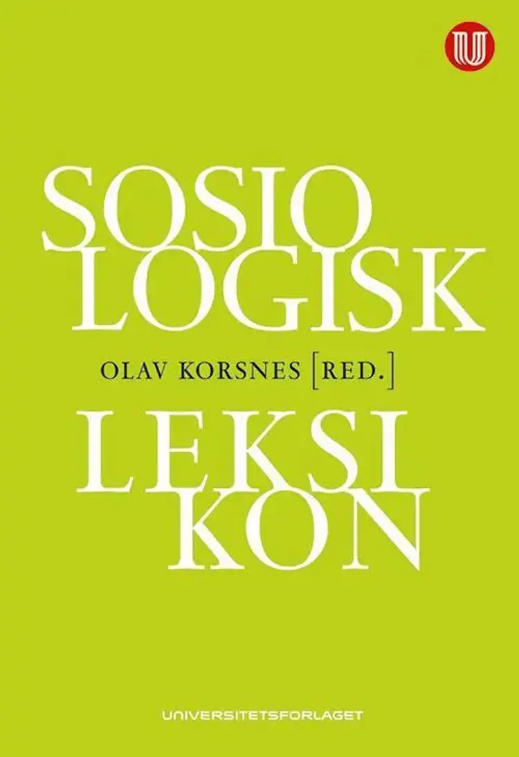 Sosiologisk leksikon af Olav Korsnes