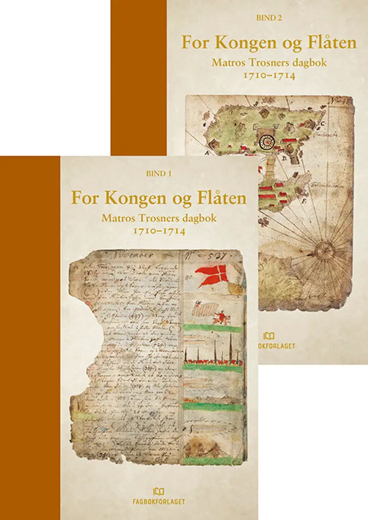 For kongen og flåten : Matros Trosners dagbok 1710-1714. Bd.1-2 af Hans Christian Bjerg (red.)