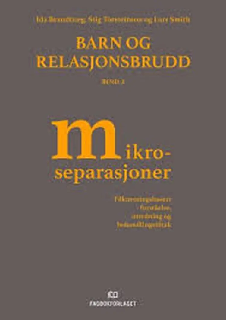 Barn og relasjonsbrudd : tilknytningsbasert forståelse, utredning og behandlingstiltak. Bd. 2 : mikroseparasjoner af Ida Brandtzæg