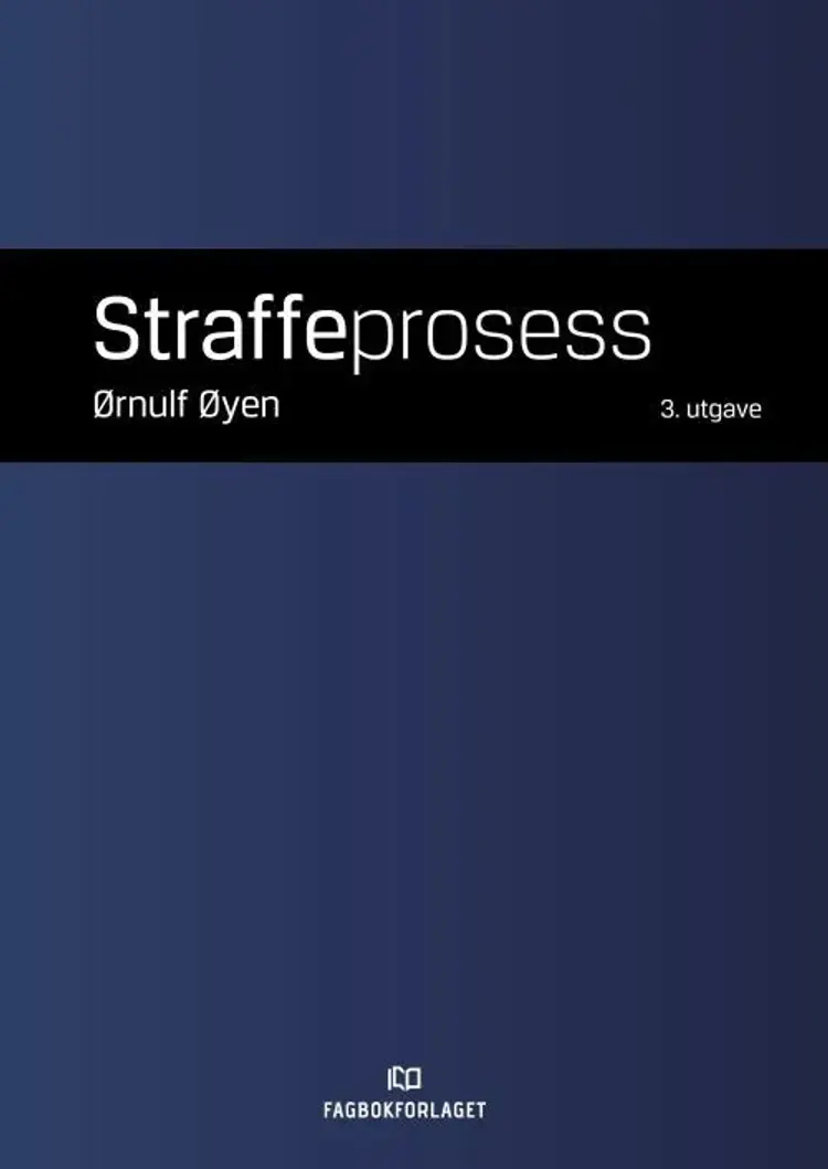 Straffeprosess af Ørnulf Øyen