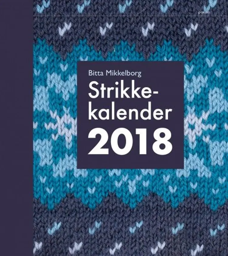 Strikkekalender 2018 af Bitta Mikkelborg