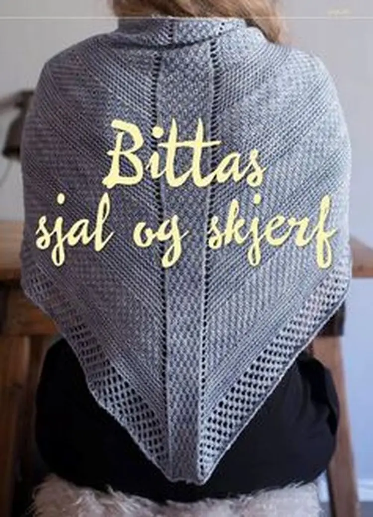 Sjal og skjerf : strikking hele året af Bitta Mikkelborg