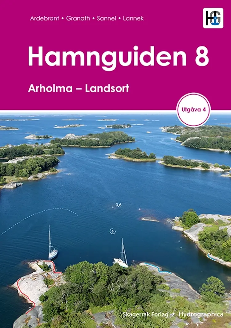 Hamnguiden 8 Arholma – Landsort, 4. utgave af Ardebrant m.fl.
