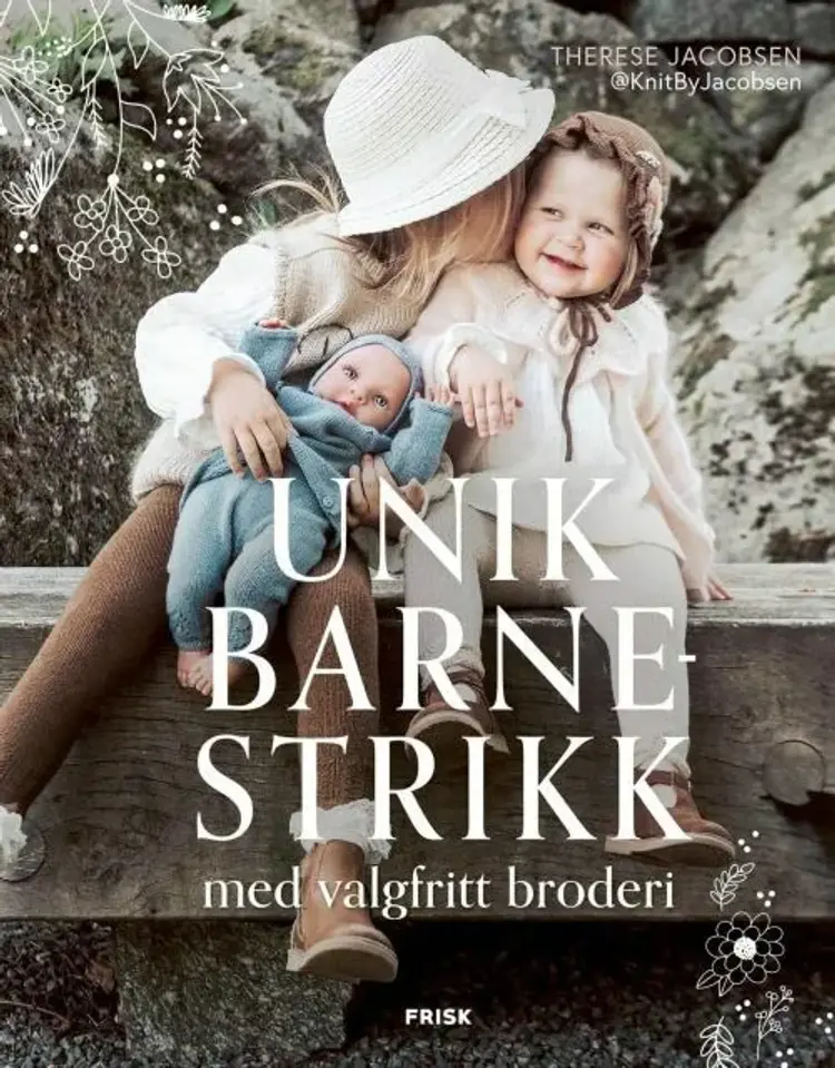 Unik barnestrikk : med valgfritt broderi af Therese Jacobsen