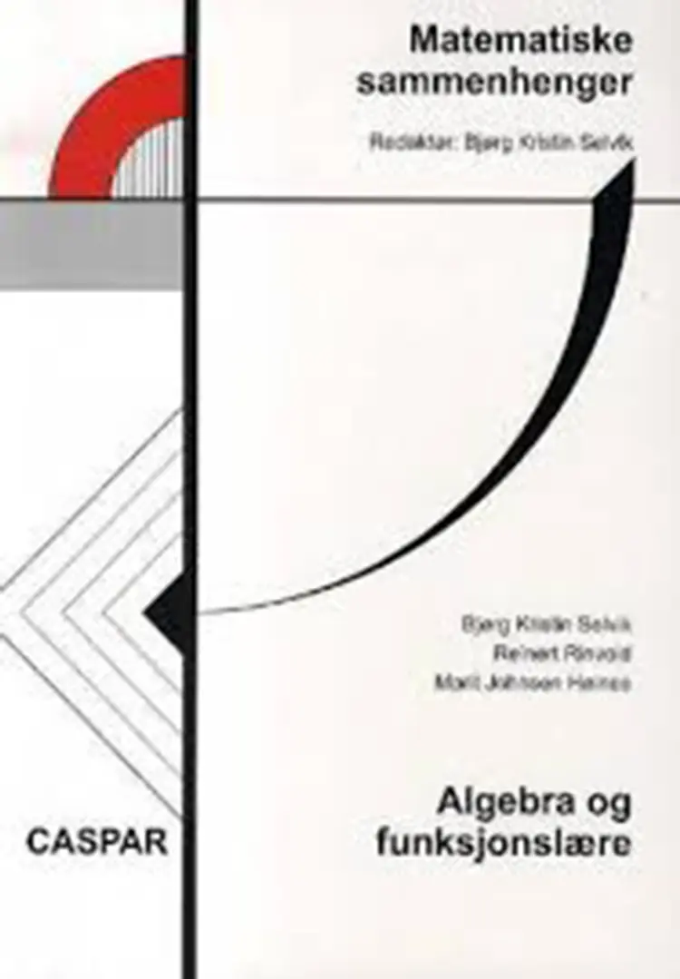 Algebra og funksjonslære af Bjørg Kristin Selvik