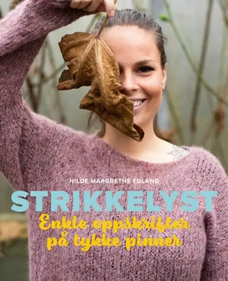 Strikkelyst : enkle oppskrifter på tykke pinner af Hilde Margrethe Edland