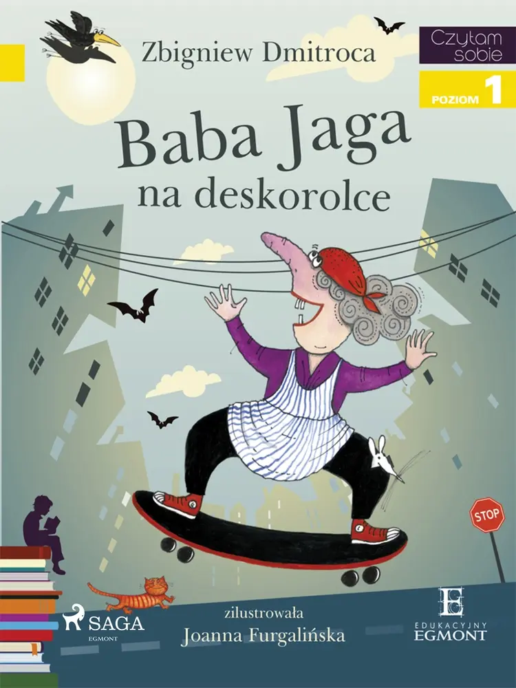 Baba Jaga na deskorolce af Zbigniew Dmitroca
