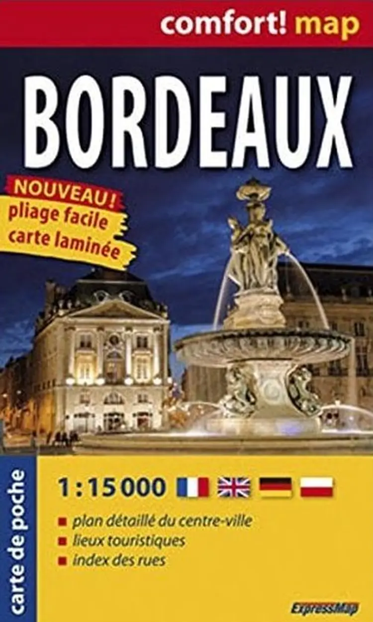 Comfort Map Bordeaux af ExpressMap