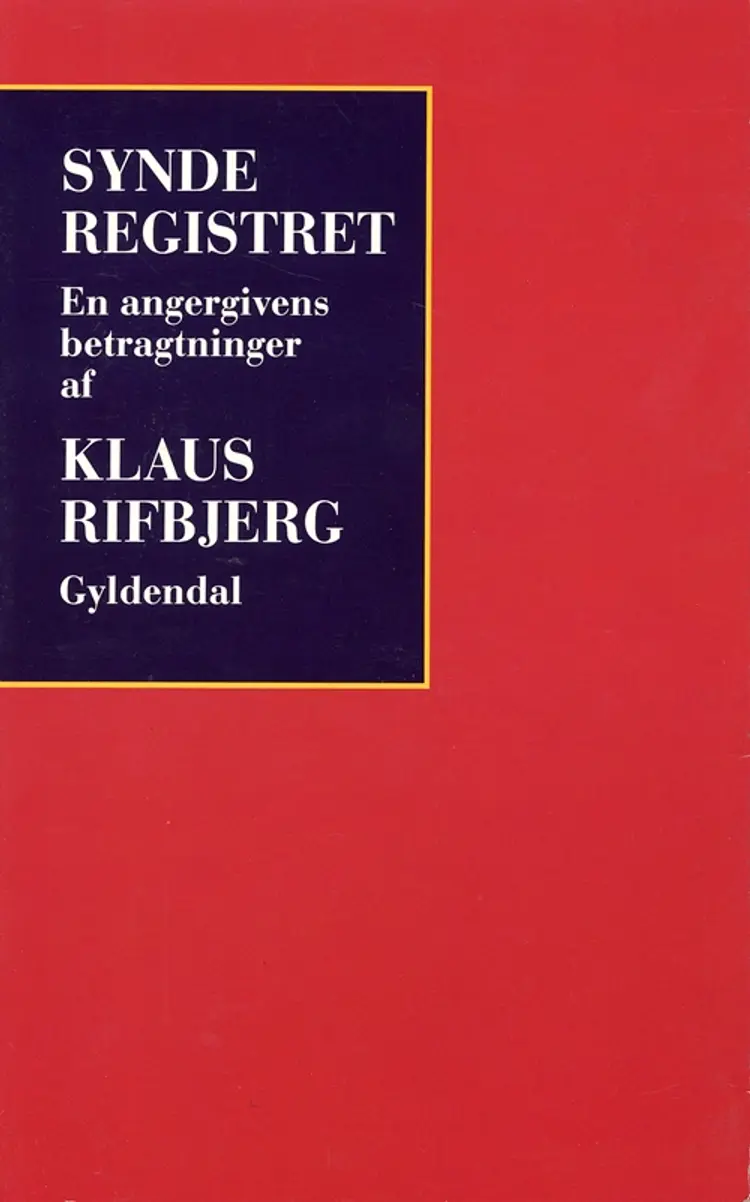 Synderegistret af Klaus Rifbjerg