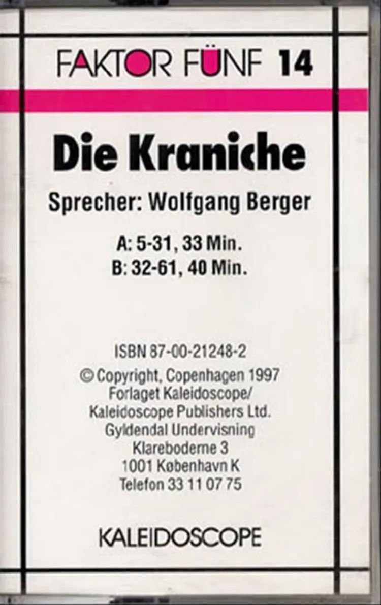 Die Kraniche af Sabine Pahlke-Grygier
