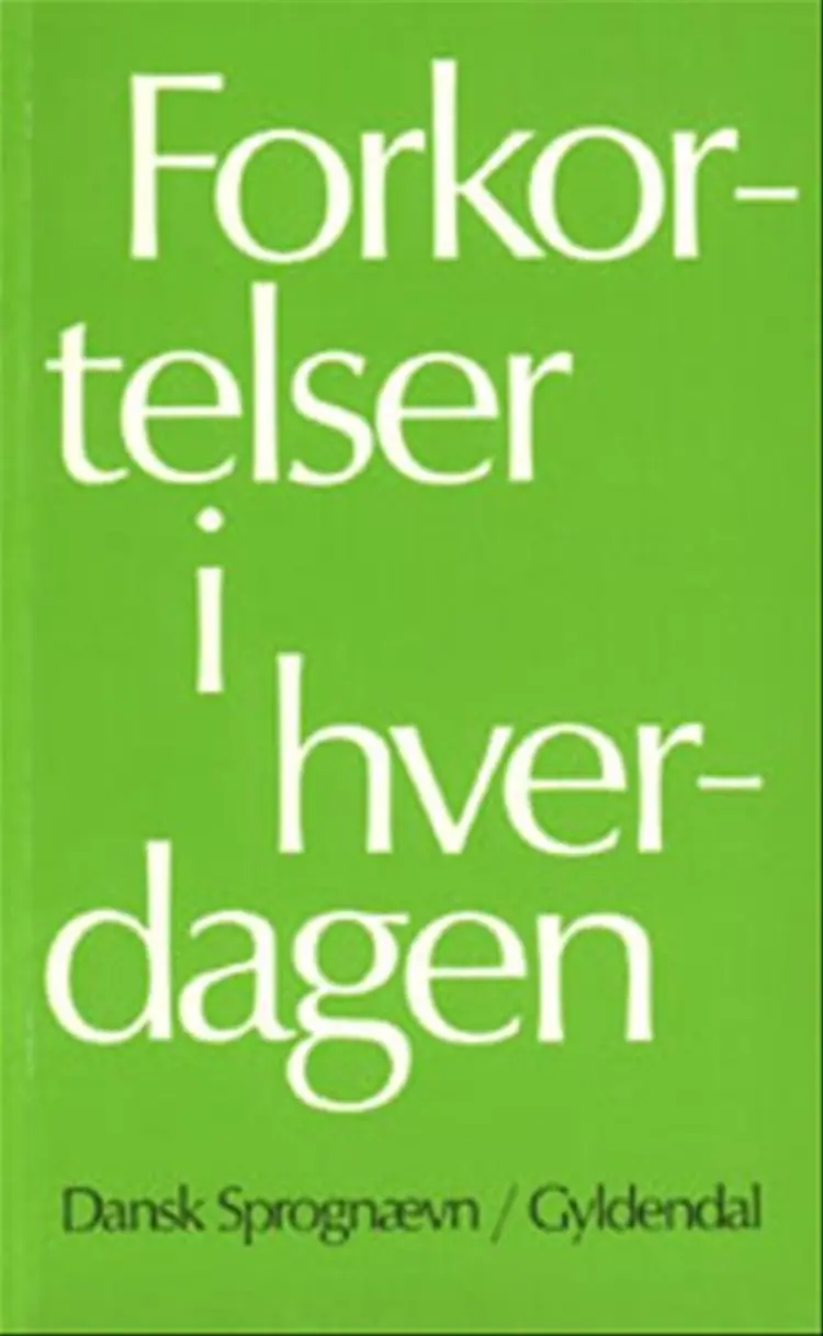 Forkortelser i hverdagen af Arne Hamburger