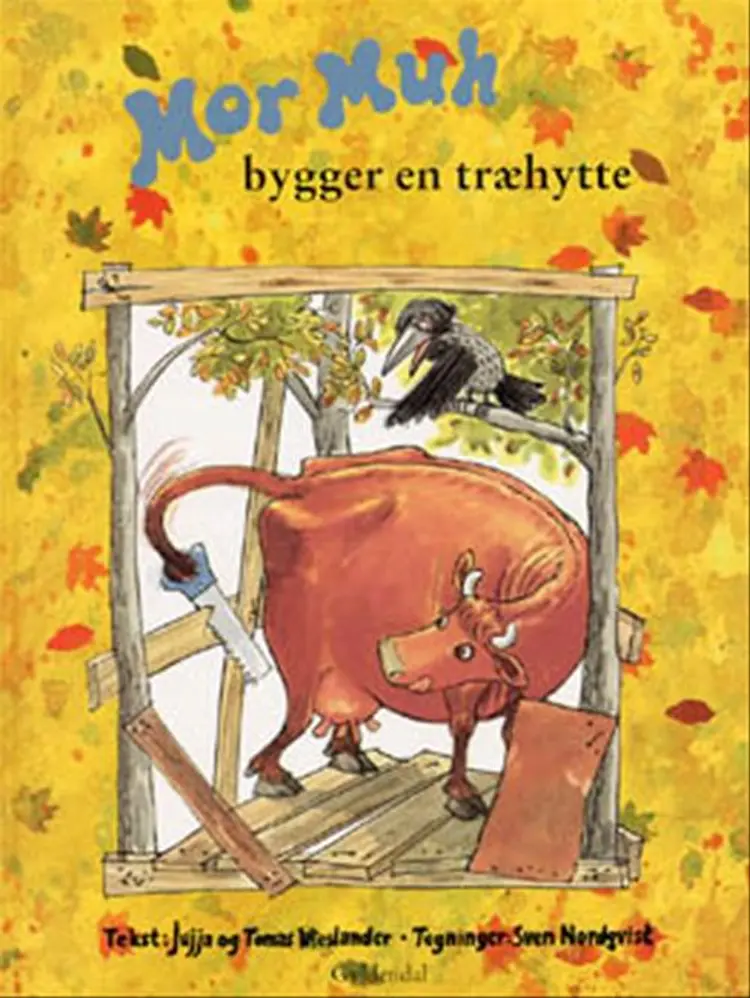 Mor Muh bygger en træhytte af Jujja Wieslander