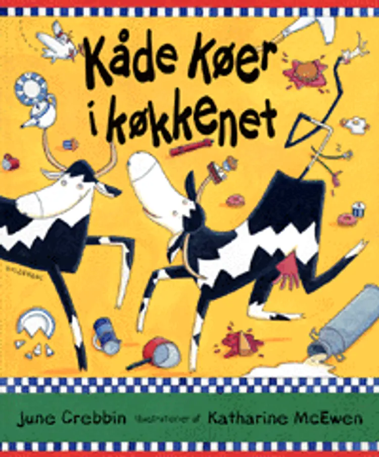Kåde køer i køkkenet af June Crebbin