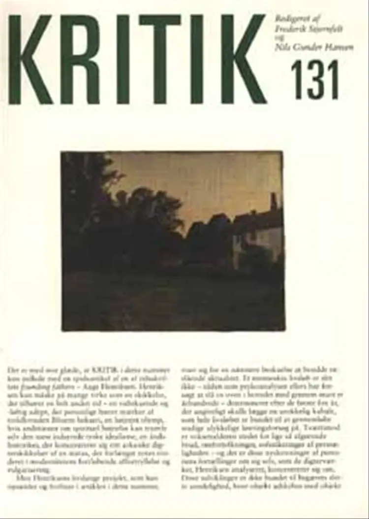 Kritik 131 af Frederik Stjernfelt