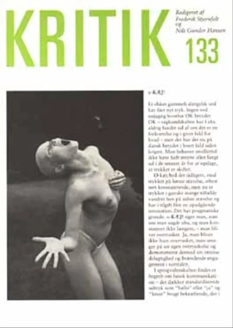 Kritik 133 af Frederik Stjernfelt