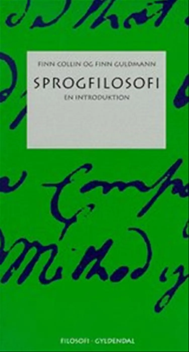 Sprogfilosofi af Finn Collin