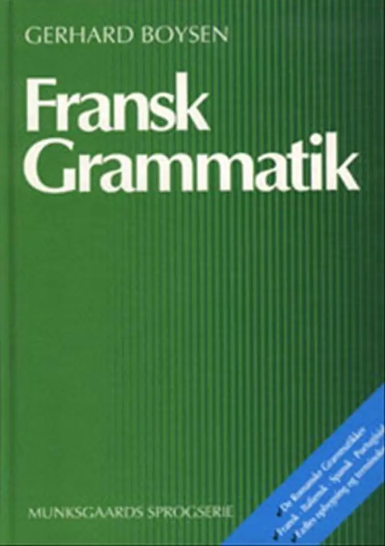 Fransk grammatik af Gerhard Boysen