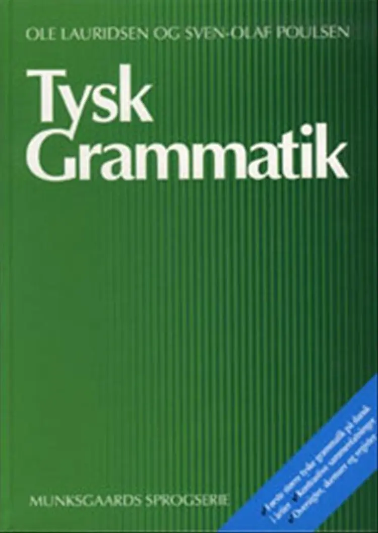 Tysk grammatik af Ole Lauridsen