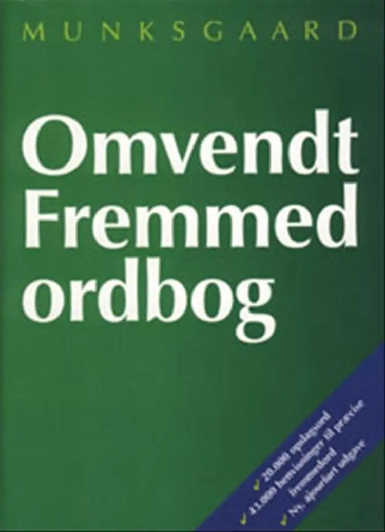 Omvendt fremmedordbog af Jørgen Bang