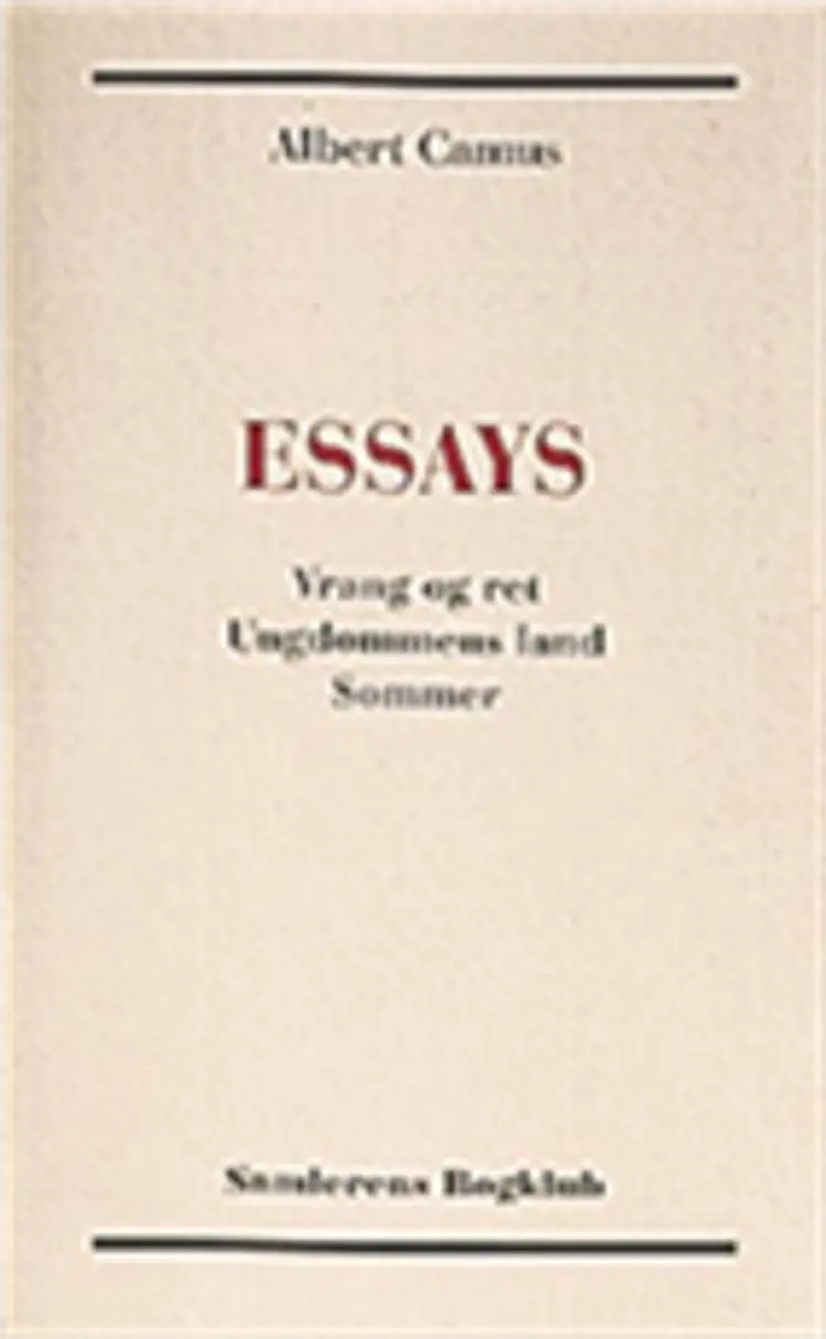 Essays af Albert Camus