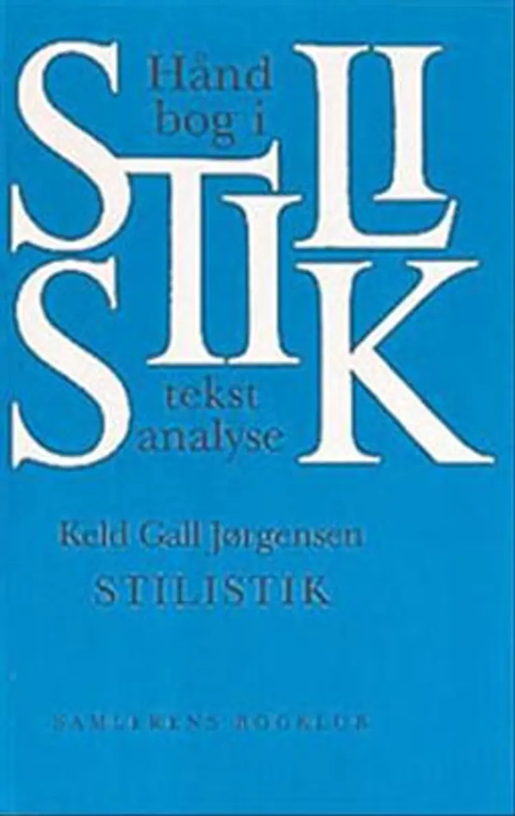 Stilistik. Tekstanalyser af -