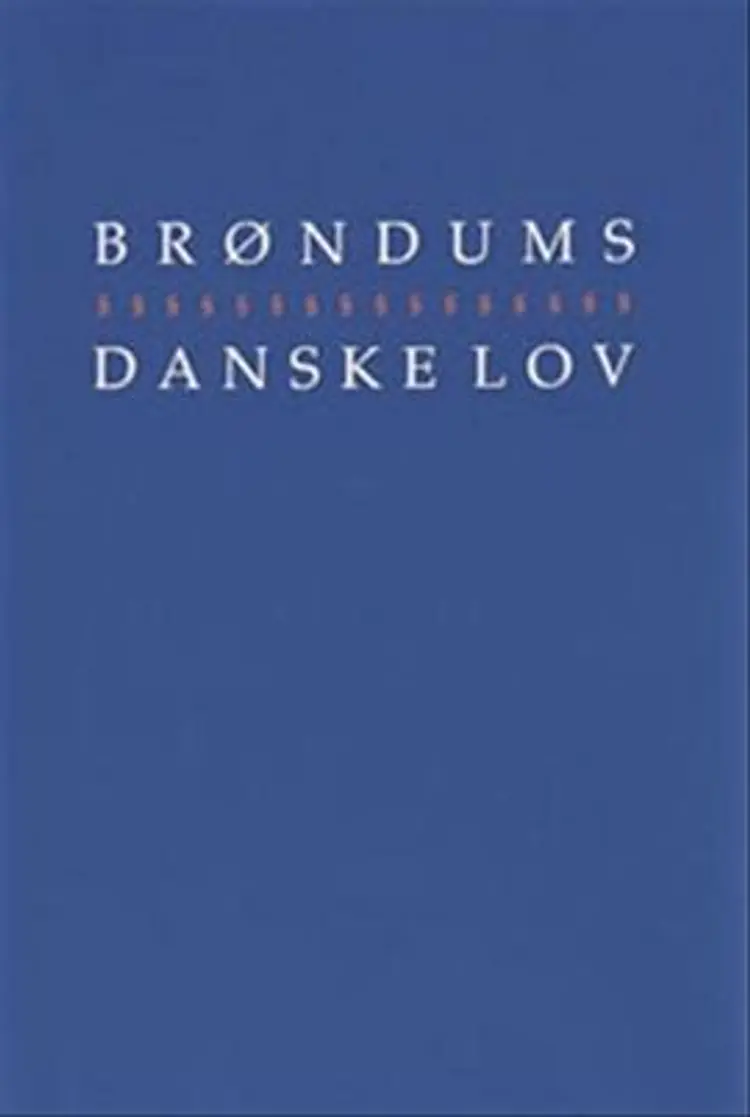 Brøndums Danske Lov af -