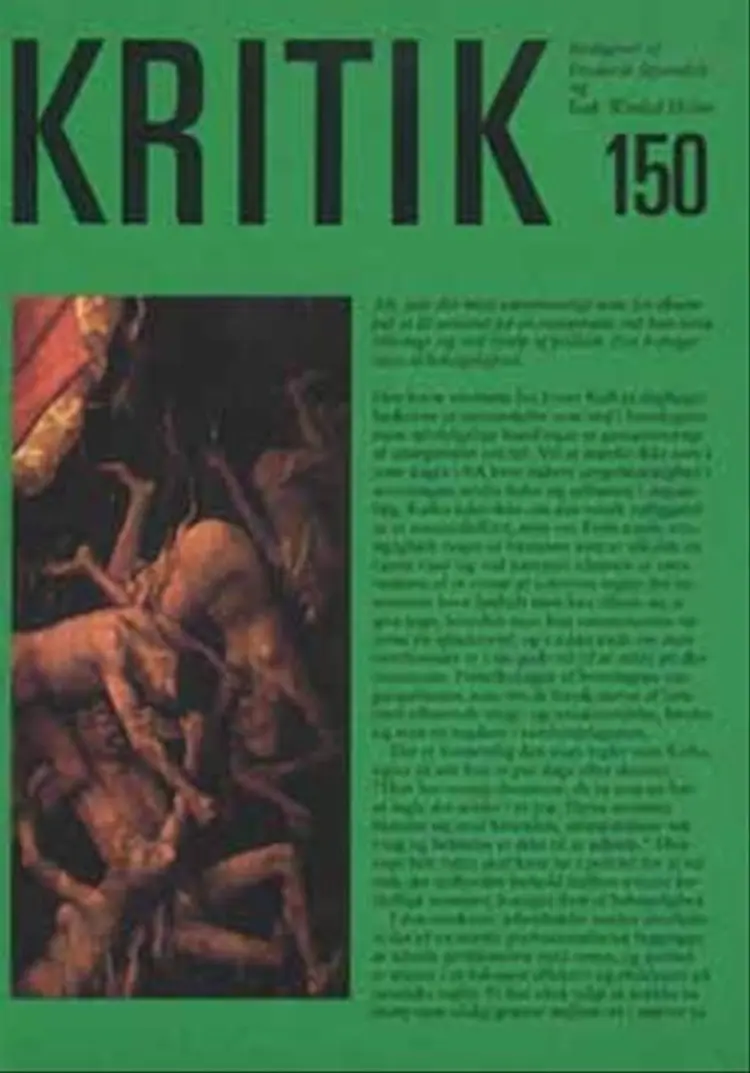 Kritik 150 af Frederik Stjernfelt