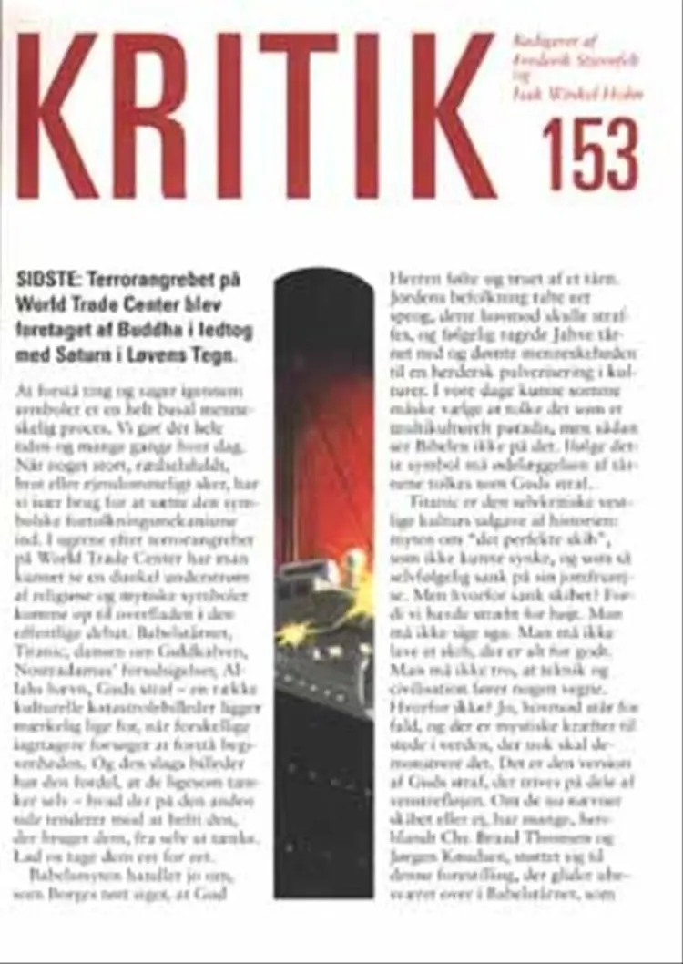 Kritik 153 af Frederik Stjernfelt