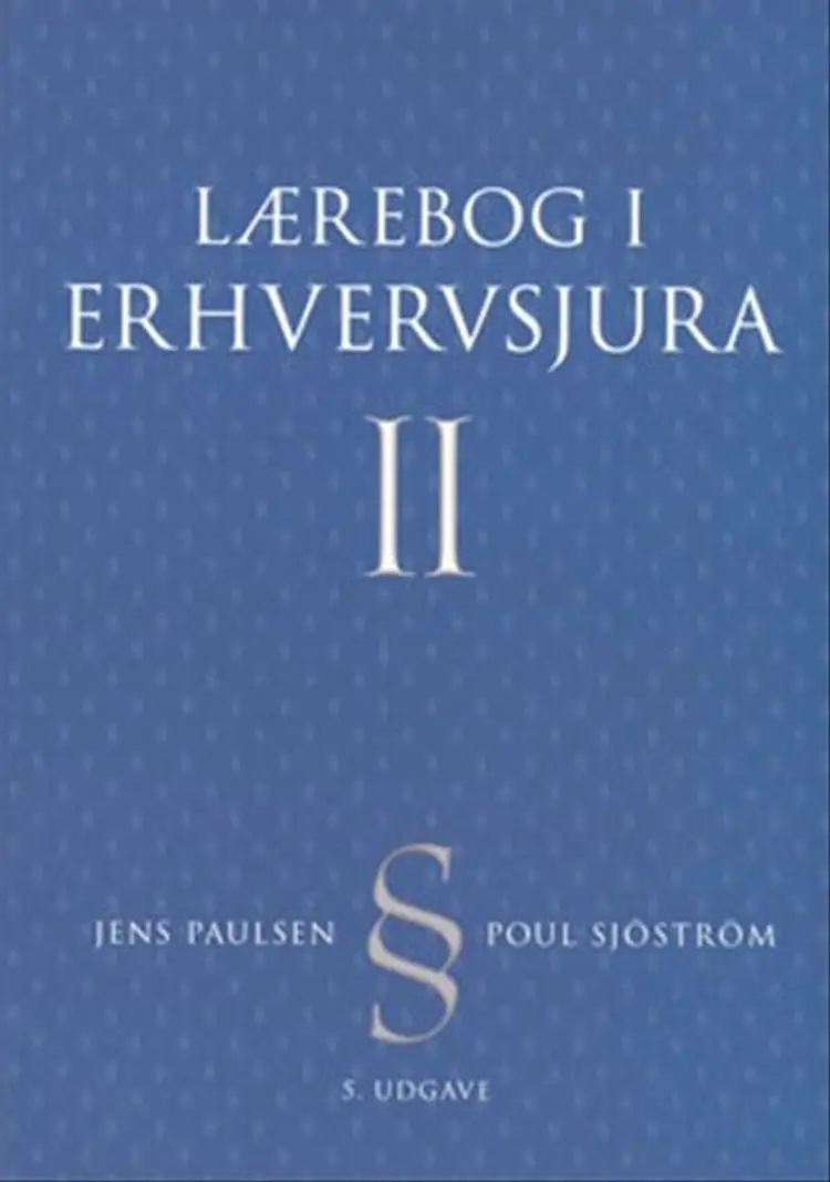 Lærebog i erhvervsjura af Jens Paulsen